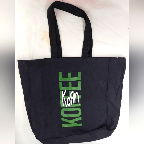 Vintage Other - Vintage Korn Promotional Band Tote Bag Heavy Metal Band Cotton